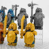 Lord the Rings Erebor Dwarves Block Figures Set 8pcs