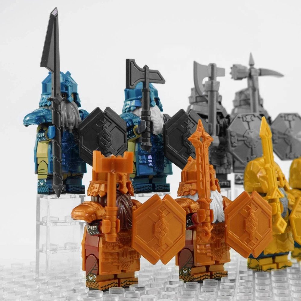 Lord the Rings Erebor Dwarves Block Figures Set 8pcs