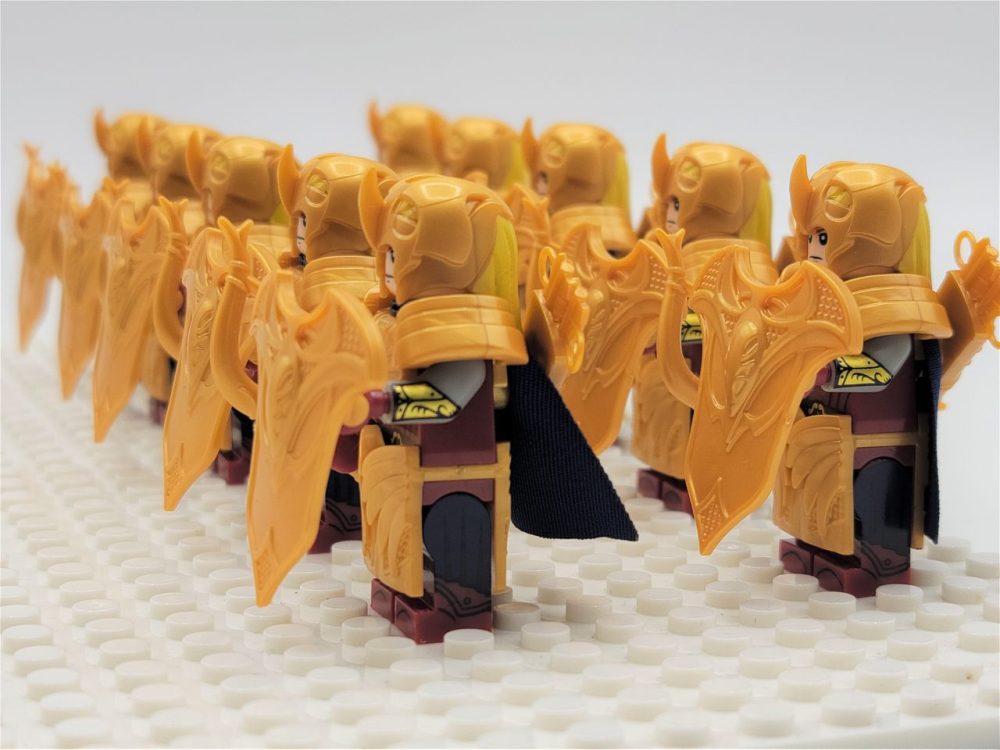 Lord the Rings Galadhrim Elves Bows Block Figures Set 10pcs