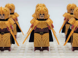 Lord the Rings Galadhrim Elves Dual Wield Block Figures Set 10pcs
