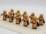 Lord the Rings Galadhrim Elves Dual Wield Block Figures Set 10pcs