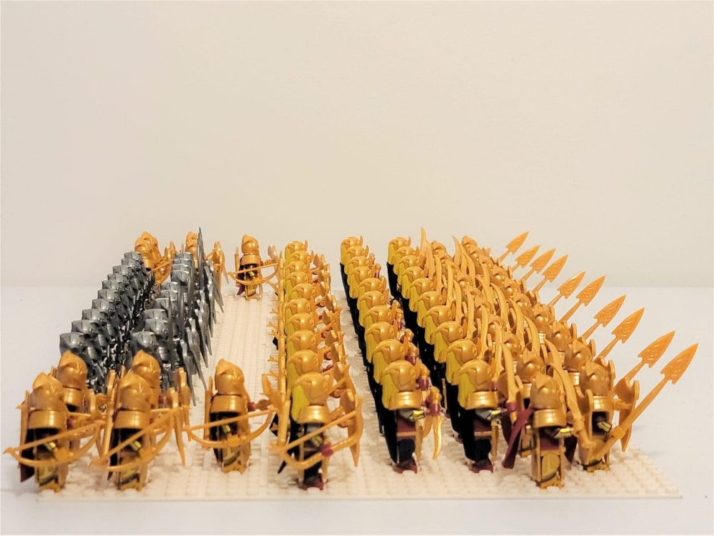 Lord the Rings Galadrhim and Mirkwood Elves Block Figures Set 80pcs