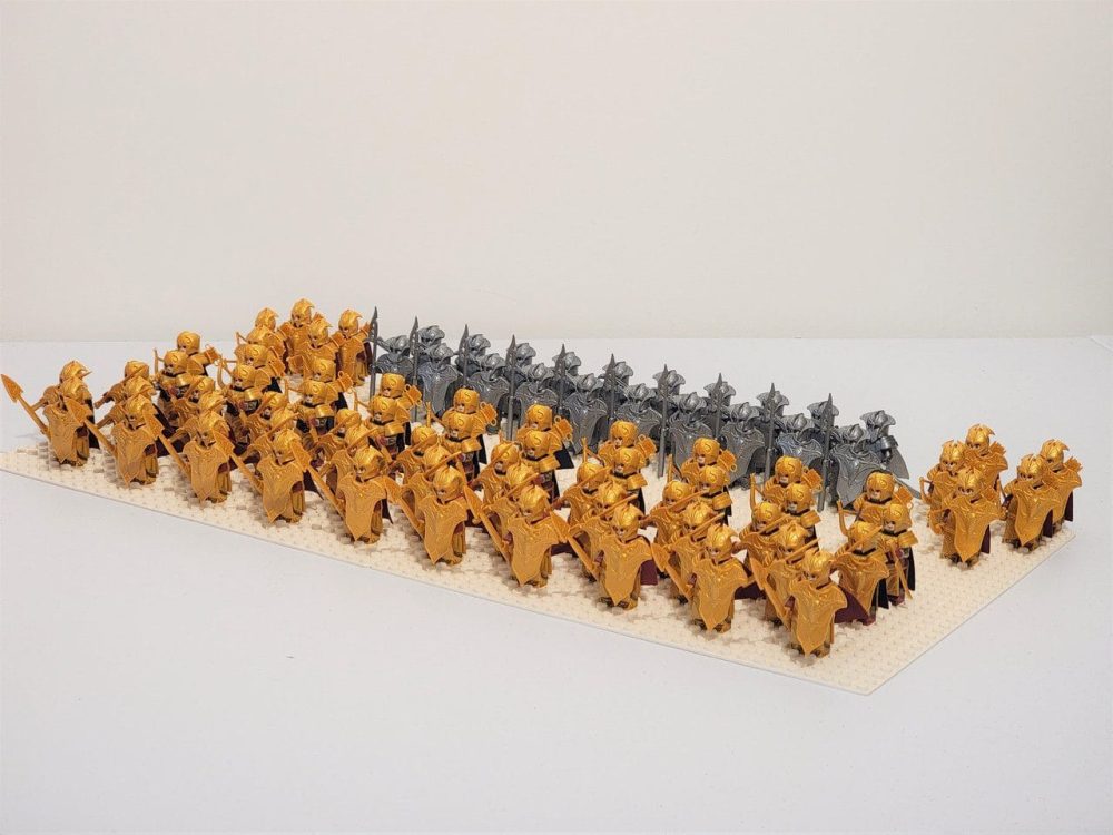 Lord the Rings Galadrhim and Mirkwood Elves Block Figures Set 80pcs