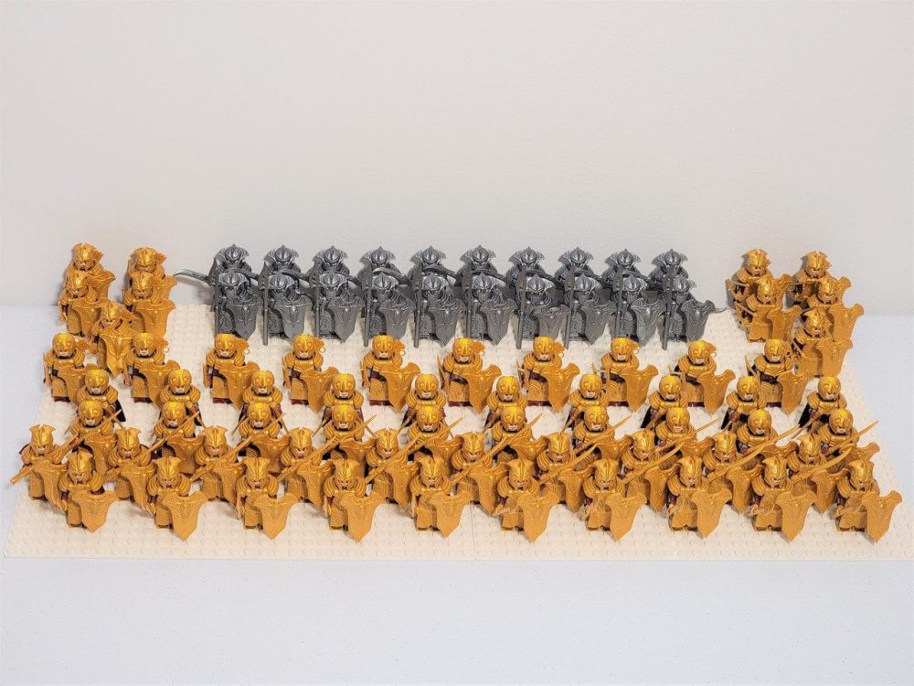 Lord the Rings Galadrhim and Mirkwood Elves Block Figures Set 80pcs
