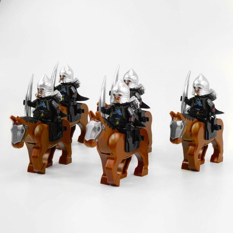 Lord the Rings Gondor Archers With Mounts Block Figures Set 10pcs