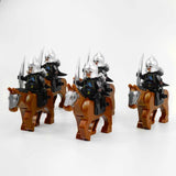 Lord the Rings Gondor Archers With Mounts Block Figures Set 10pcs