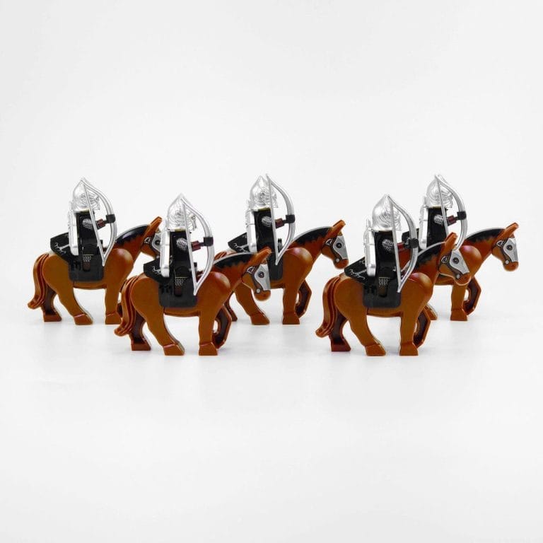 Lord the Rings Gondor Archers With Mounts Block Figures Set 10pcs