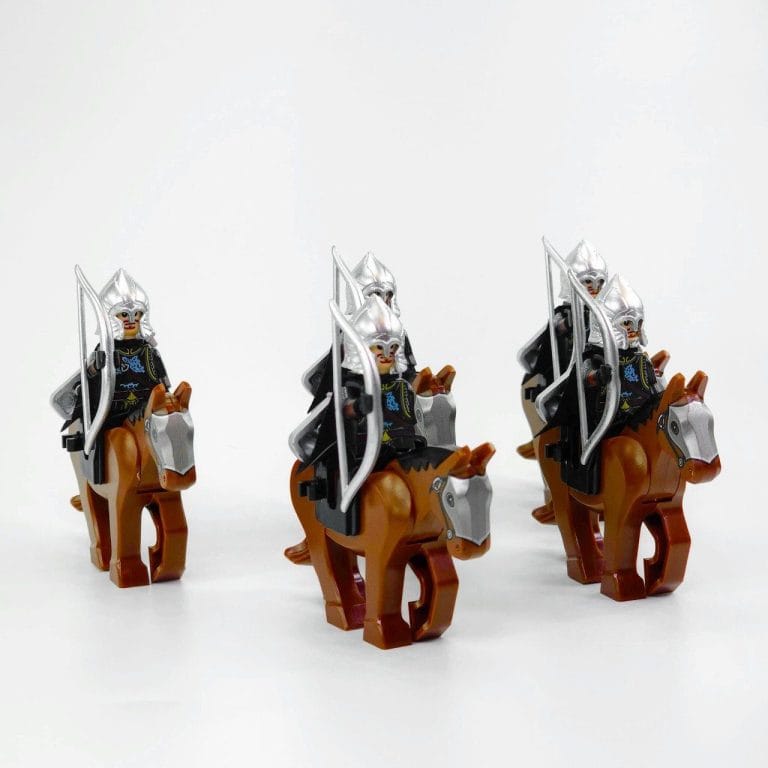 Lord the Rings Gondor Archers With Mounts Block Figures Set 10pcs