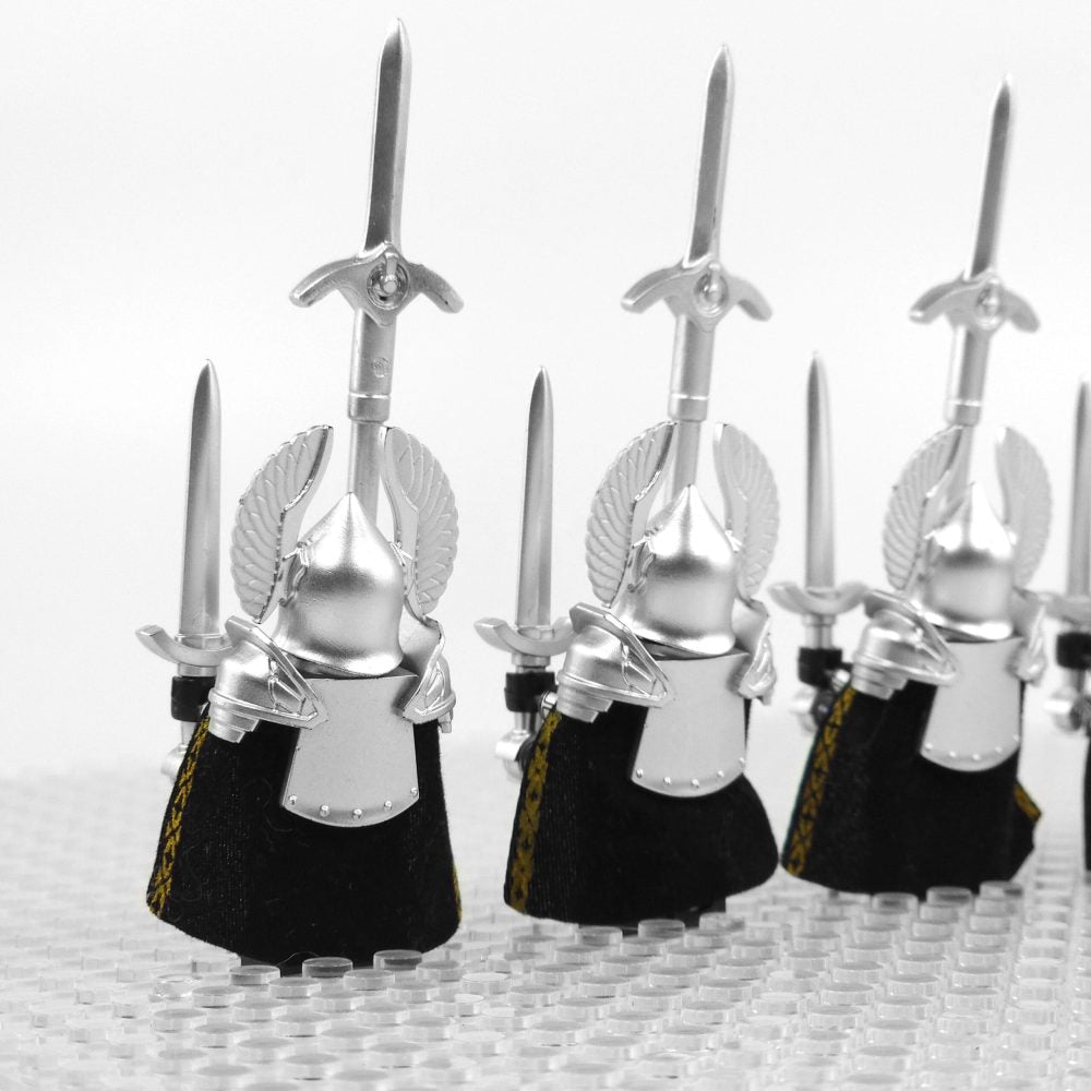 Lord the Rings Gondor Fountain Guards Block Figures Set