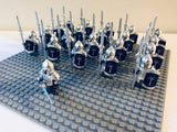 Lord the Rings Gondor Heavy Spears Block Figures Set 21pcs