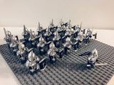 Lord the Rings Gondor Heavy Spears Block Figures Set 21pcs