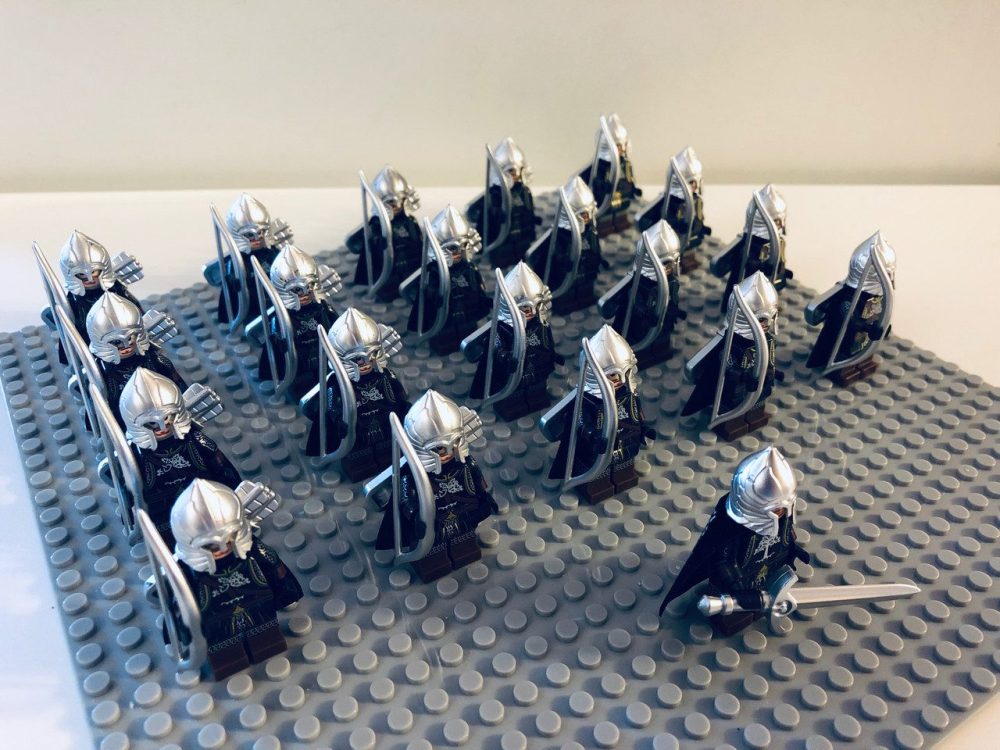 Lord the Rings Gondor Light Bows Block Figures Set 21pcs