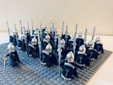 Lord the Rings Gondor Light Spears Block Figures Set 21pcs