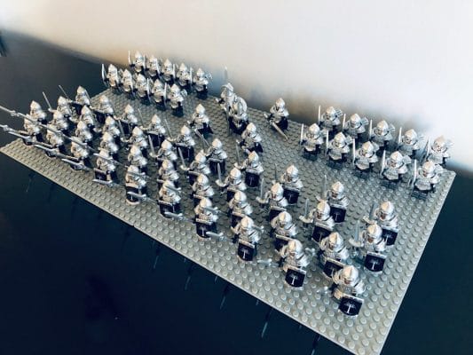 Lord the Rings Gondor Minas Tirith Block Figures Set 65pcs