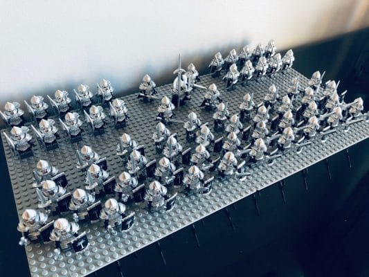 Lord the Rings Gondor Minas Tirith Block Figures Set 65pcs