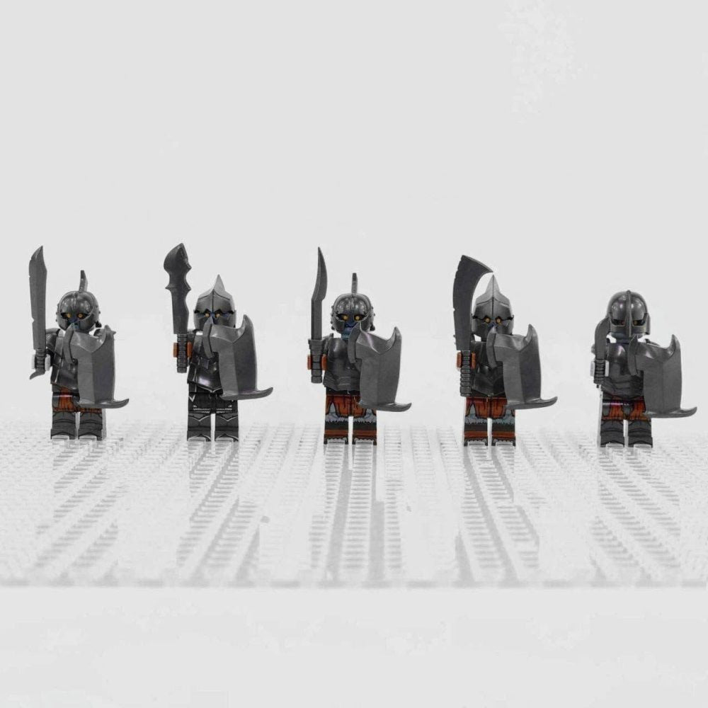 Lord the Rings Gundabad Orcs Block Figures Set