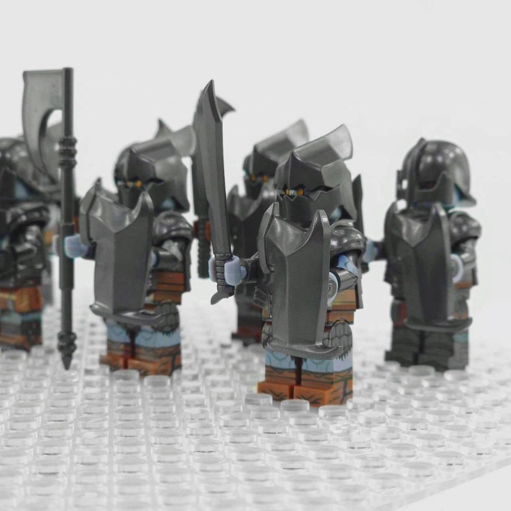 Lord the Rings Gundabad Orcs Block Figures Set