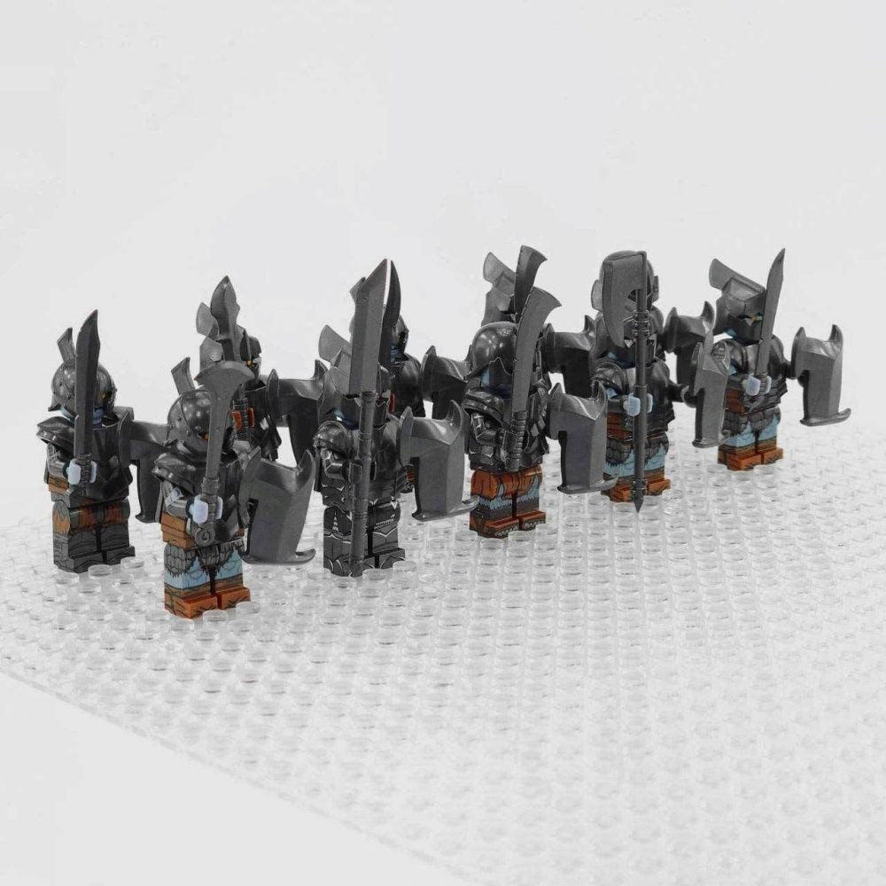 Lord the Rings Gundabad Orcs Block Figures Set