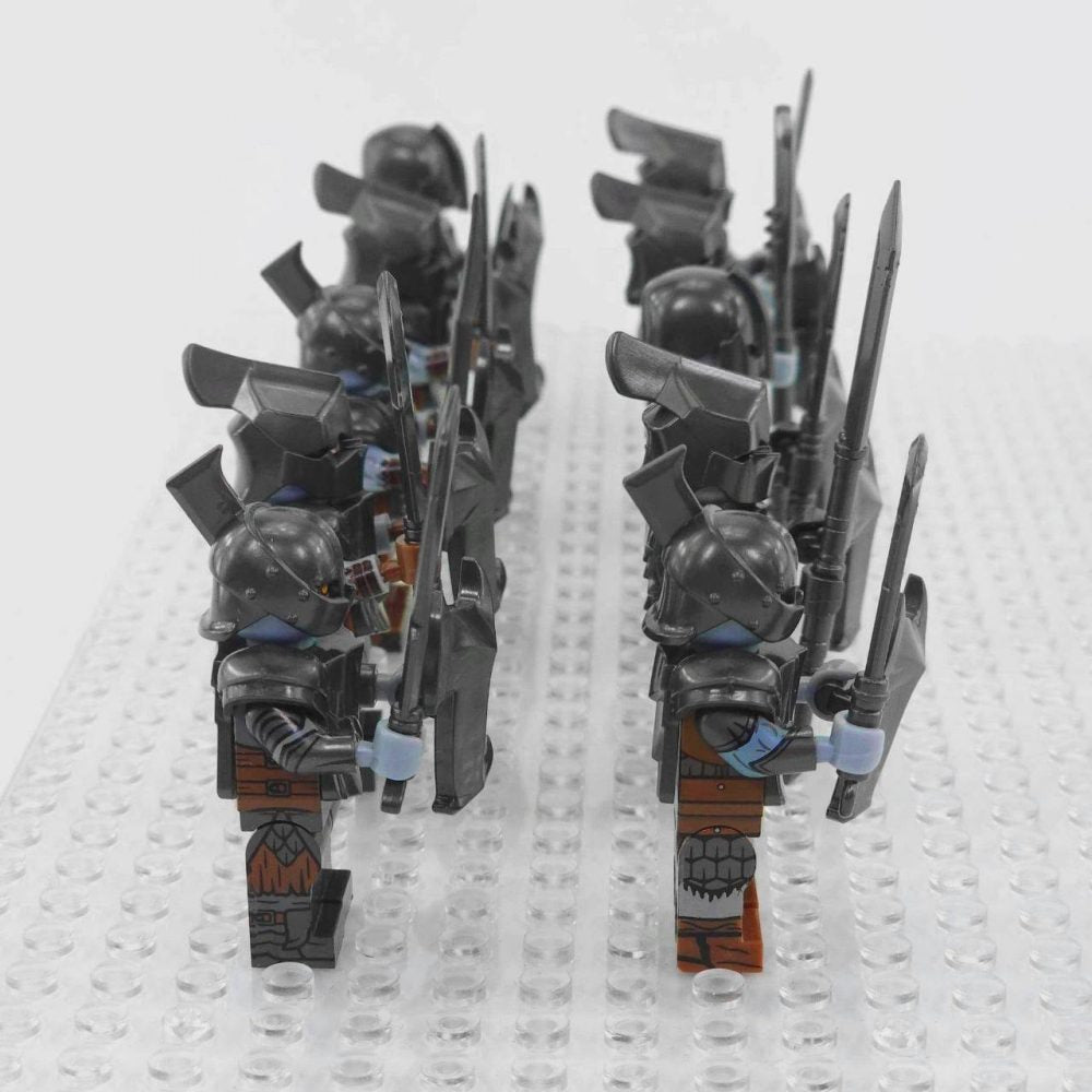 Lord the Rings Gundabad Orcs Block Figures Set