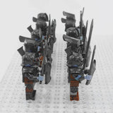 Lord the Rings Gundabad Orcs Block Figures Set