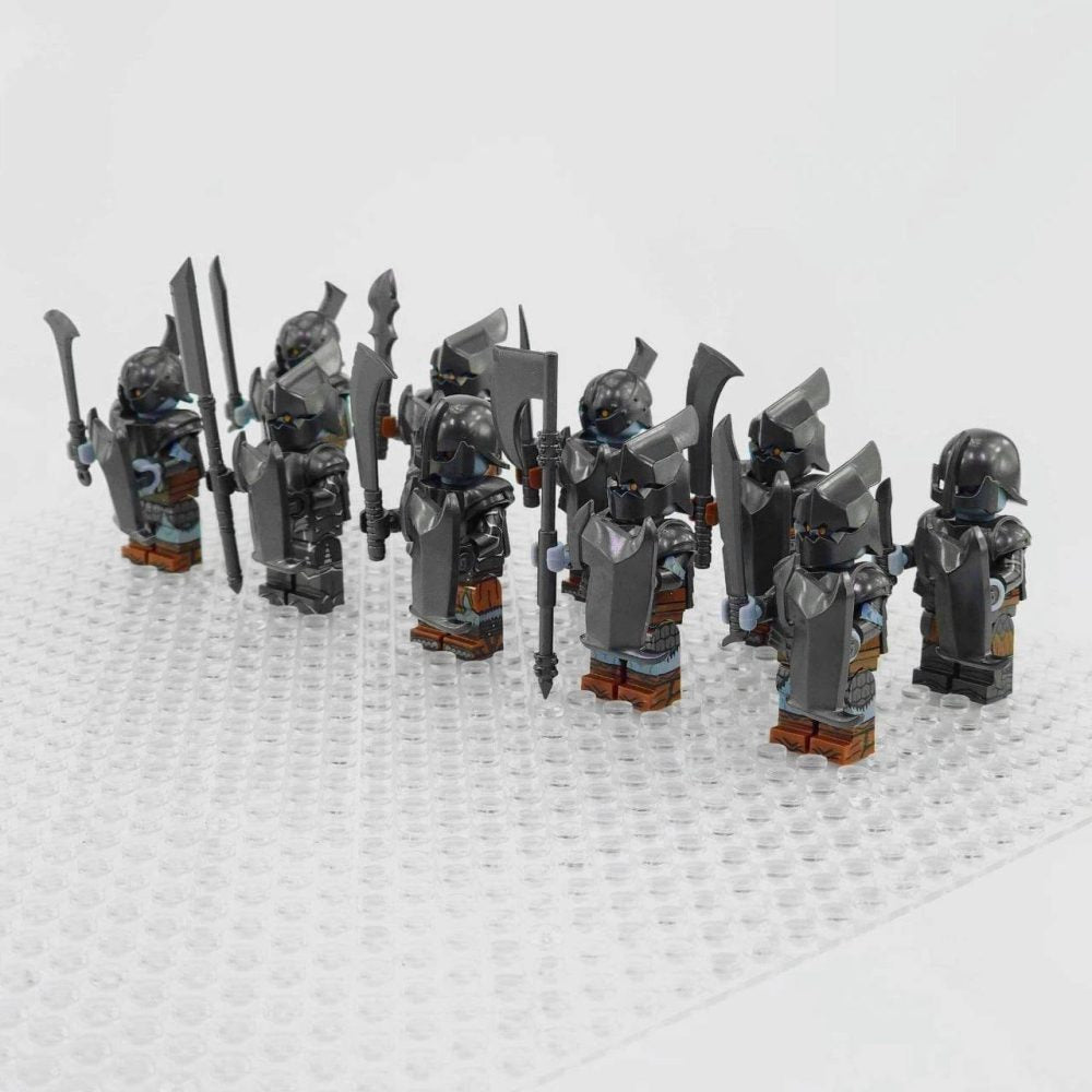 Lord the Rings Gundabad Orcs Block Figures Set