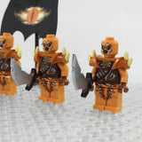 Lord the Rings Gundabad Orcs Block Figures Set 5pcs