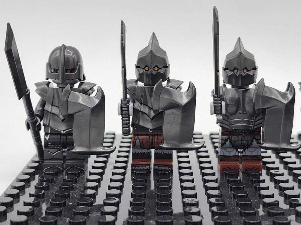 Lord the Rings Gundabad Orcs Block Figures Set 8pcs