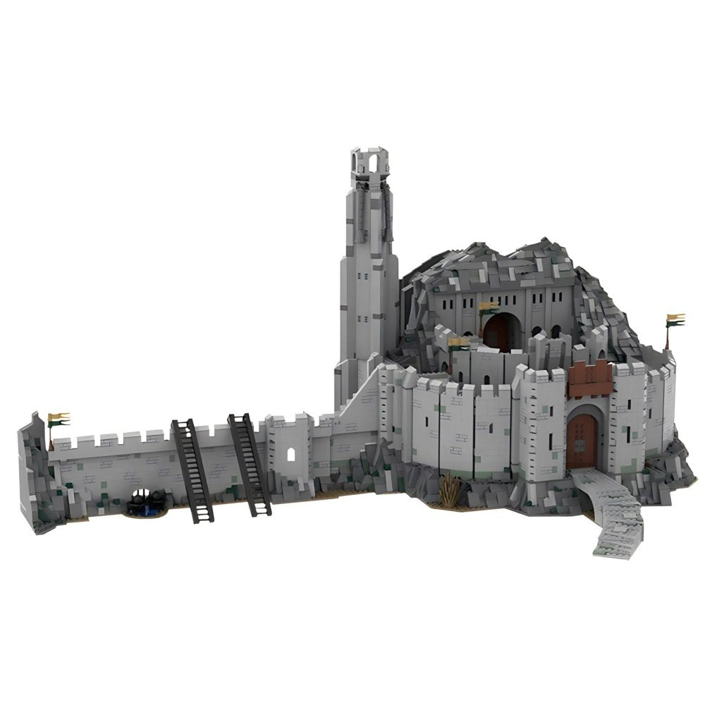 Lord the Rings Helms Deep MOC Building Set With 100 Block Figures