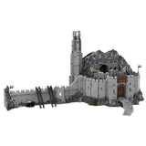 Lord the Rings Helms Deep MOC Building Set With 100 Block Figures