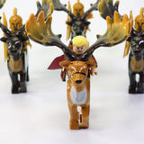 Lord the Rings High Elves on Elk Mount Block Figures Set 12pcs