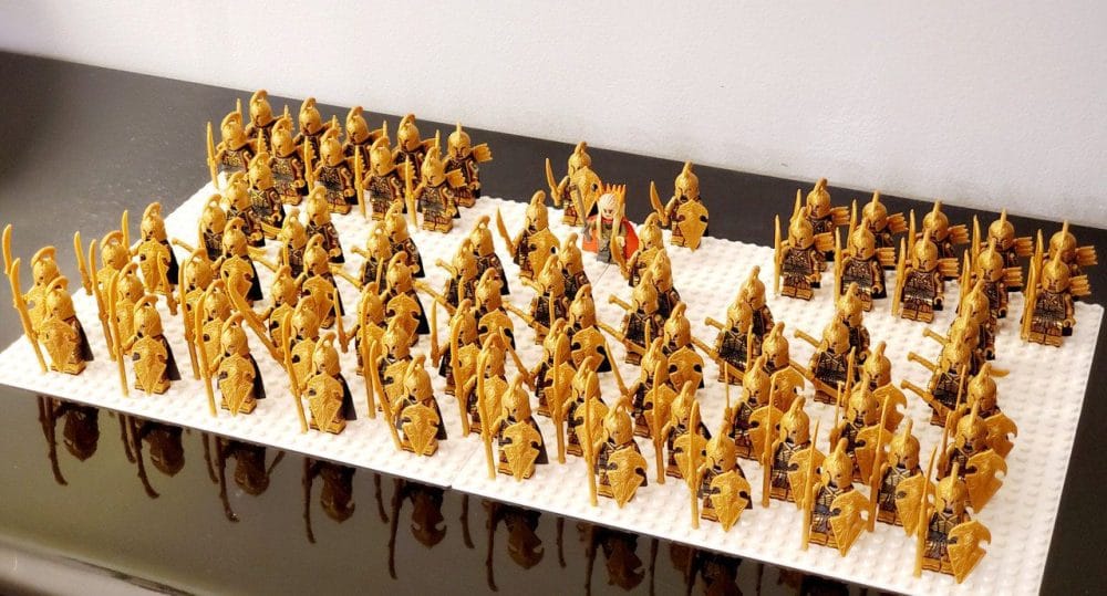 Lord the Rings High Elves & Thranduil Block Figures Set 85pcs