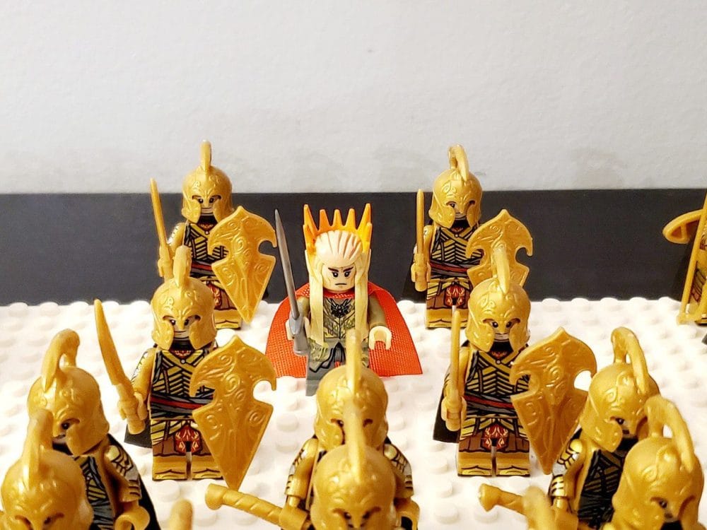 Lord the Rings High Elves & Thranduil Block Figures Set 85pcs
