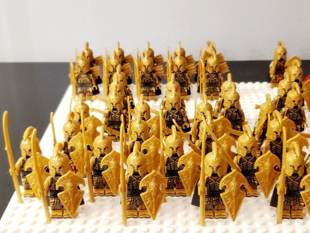 Lord the Rings High Elves & Thranduil Block Figures Set 85pcs