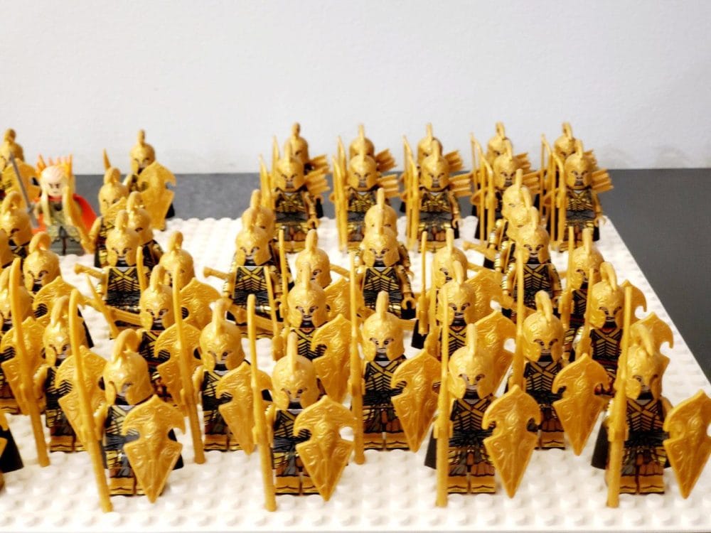 Lord the Rings High Elves & Thranduil Block Figures Set 85pcs