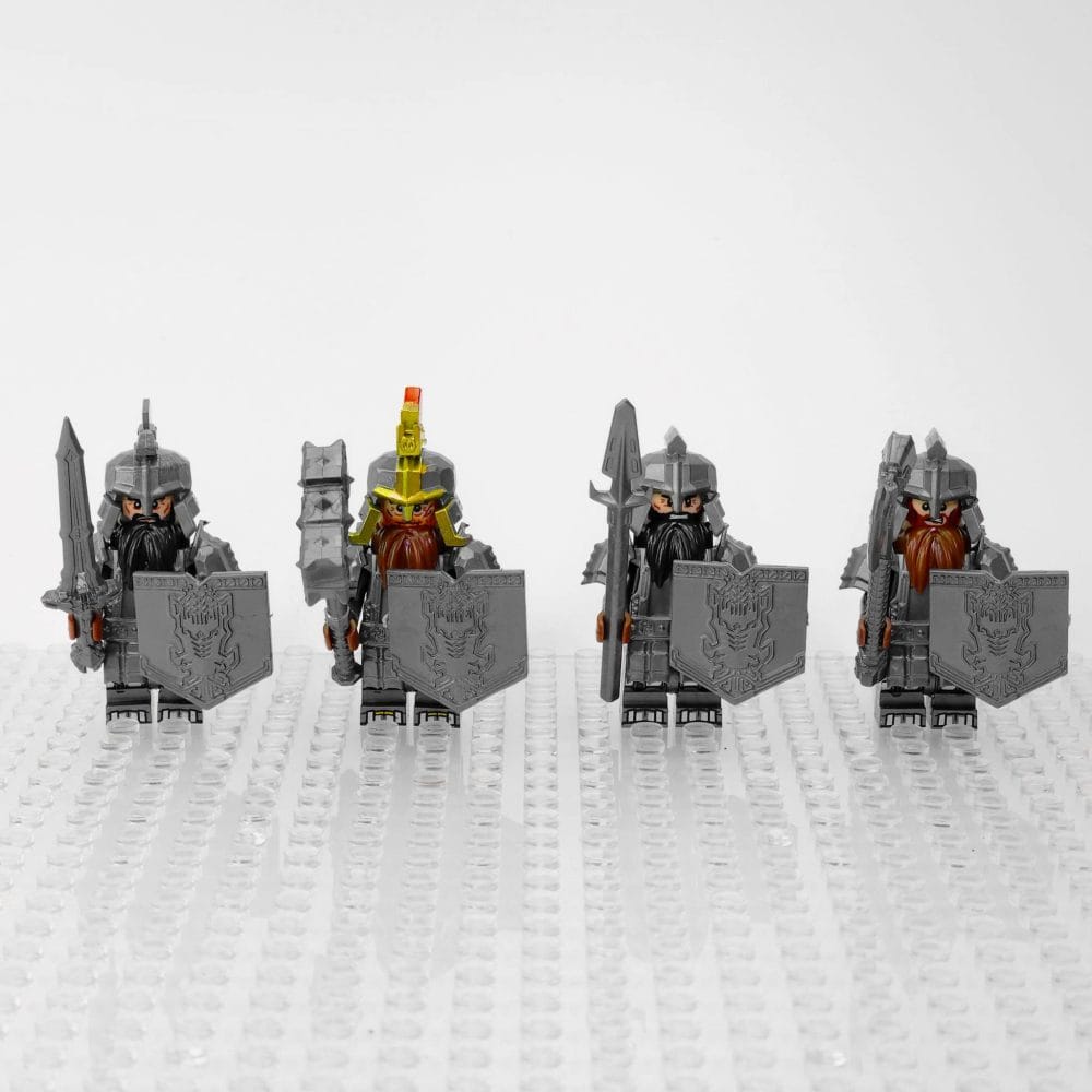 Lord the Rings Iron Hill Dwarves Block Figures Set 16pcs