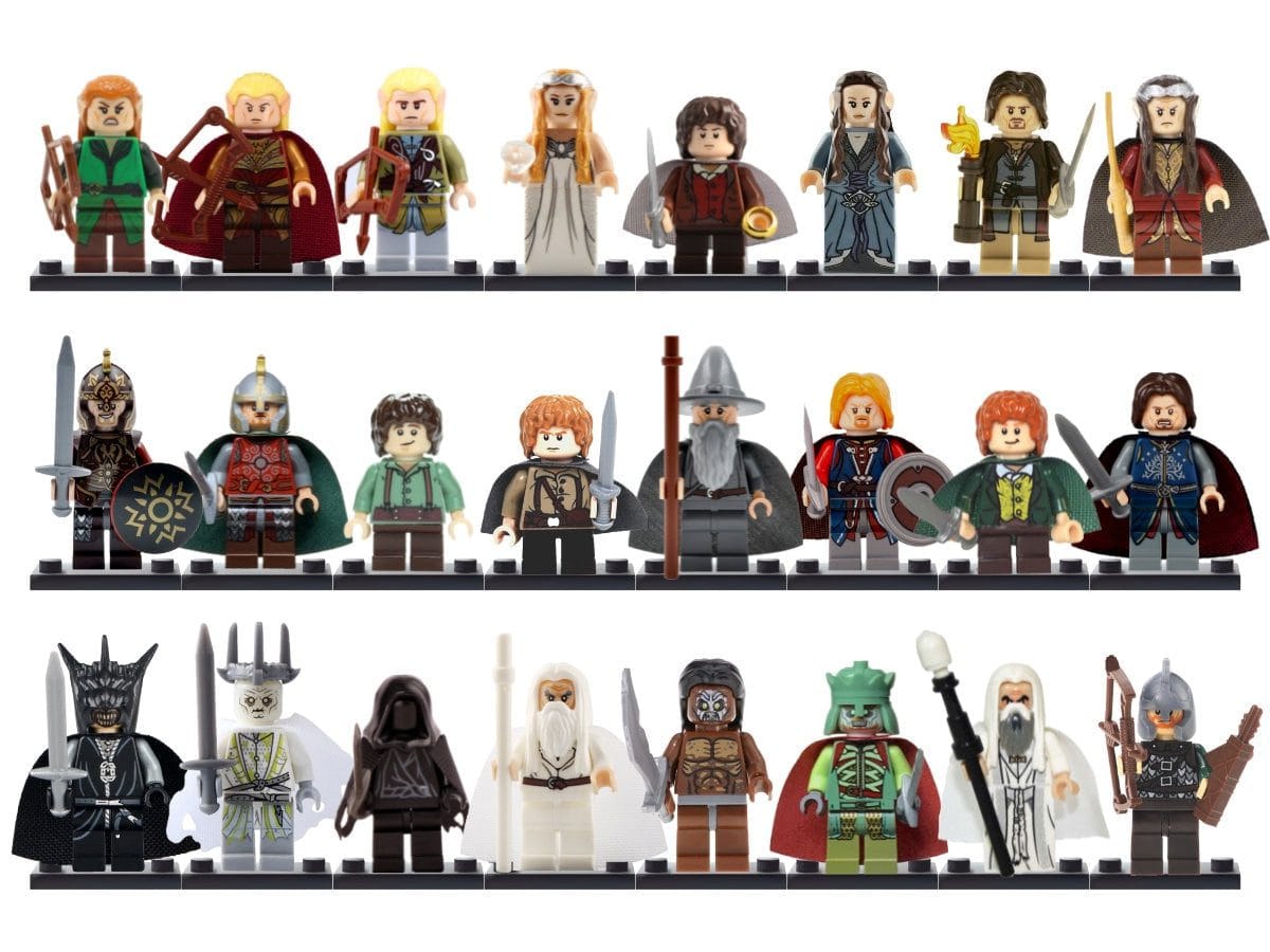 Lord the Rings Block Figures  Mega List
