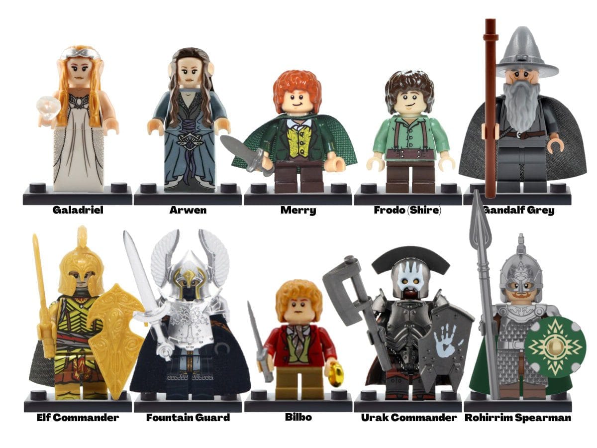 Lord the Rings Block Figures  Mega List