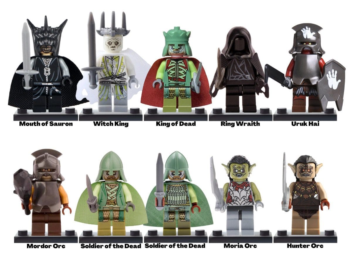 Lord the Rings Block Figures  Mega List