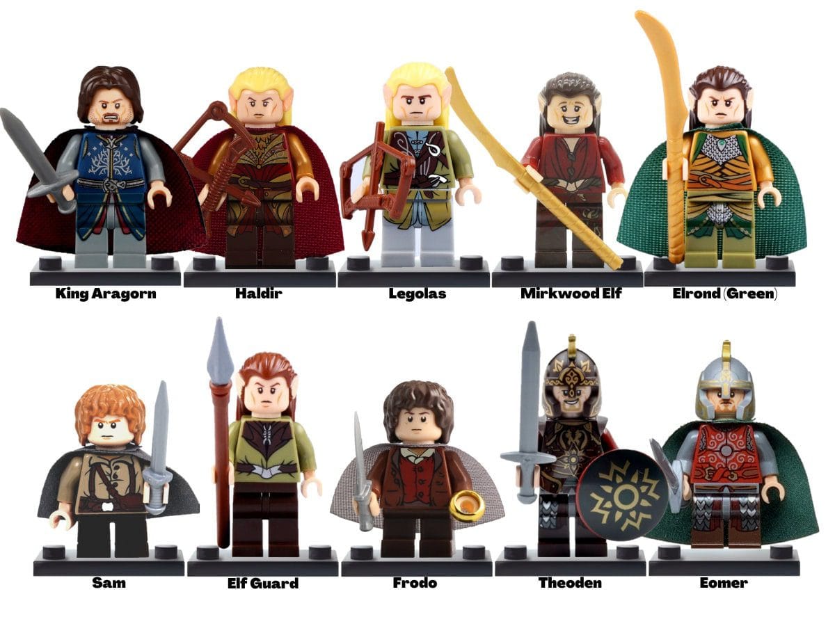 Lord the Rings Block Figures  Mega List