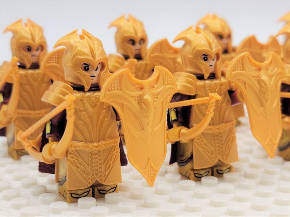 Lord the Rings Mirkwood Elves Bows Block Figures Set 10pcs
