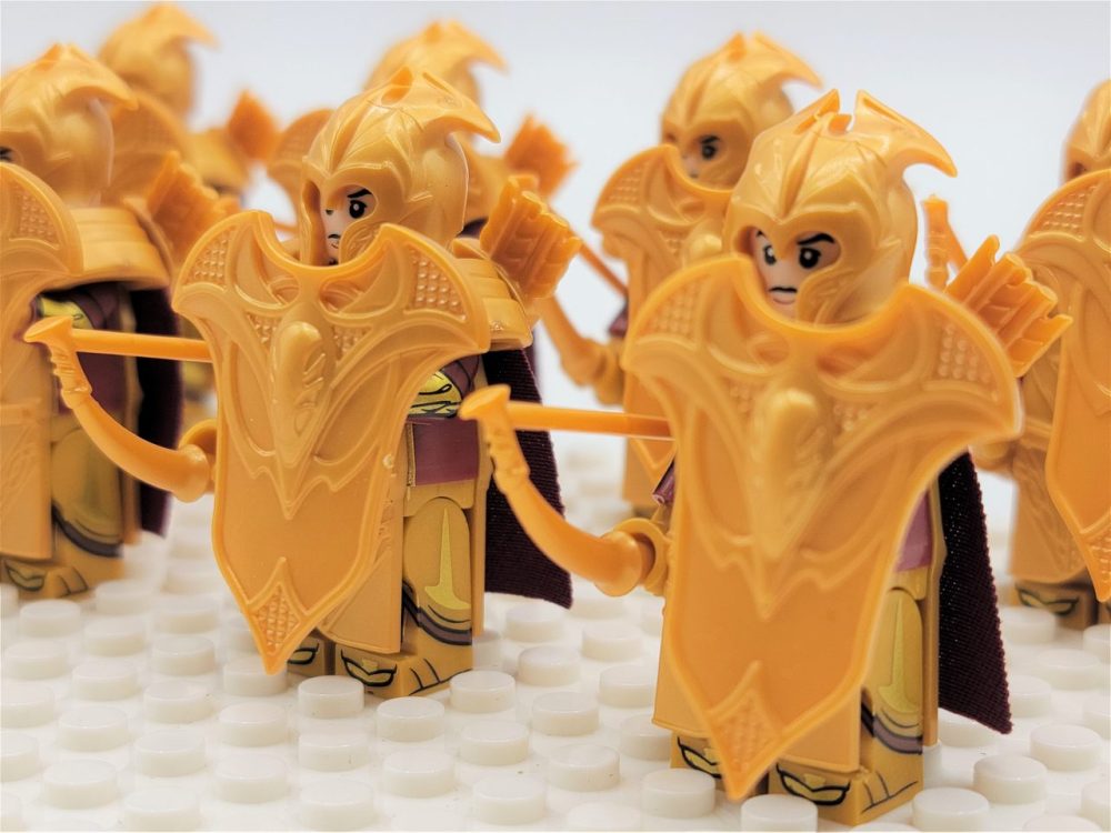 Lord the Rings Mirkwood Elves Bows Block Figures Set 10pcs