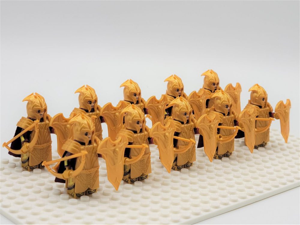 Lord the Rings Mirkwood Elves Bows Block Figures Set 10pcs