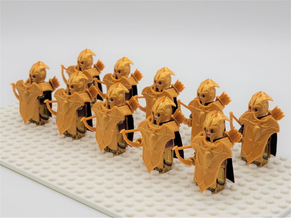 Lord the Rings Mirkwood Elves Bows Block Figures Set 10pcs