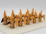 Lord the Rings Mirkwood Elves Spears Block Figures Set 10pcs