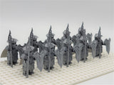 Lord the Rings Mirkwood Sentry Elves Spears Block Figures Set 10pcs