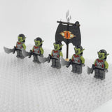 Lord the Rings Moria Orcs Block Figures Set 5pcs