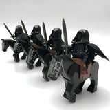Lord the Rings Nazgul Witch King Black Riders Block Figures Set 18pcs