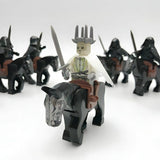 Lord the Rings Nazgul Witch King Black Riders Block Figures Set 18pcs