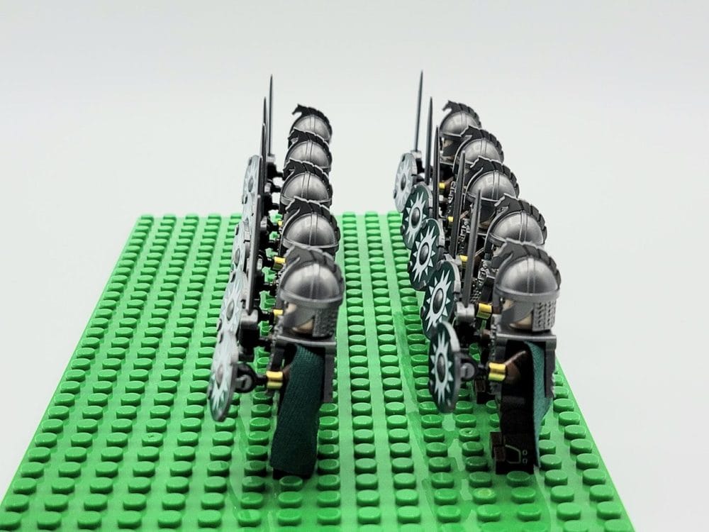Lord the Rings Riders Rohan Long Swords Block Figures Set 10pcs