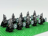Lord the Rings Riders Rohan Long Swords Block Figures Set 10pcs